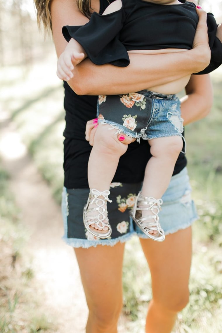 Denim shorts