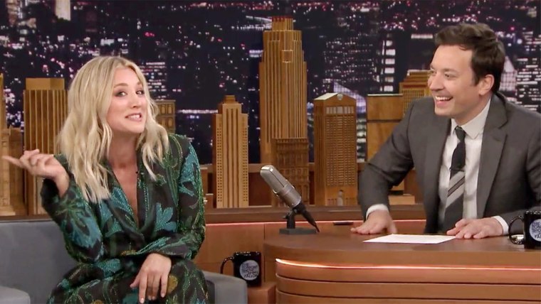 Kaley Cuoco Tries To Sing 'The Big Bang Theory' Theme Song On 'The Tonight Show'