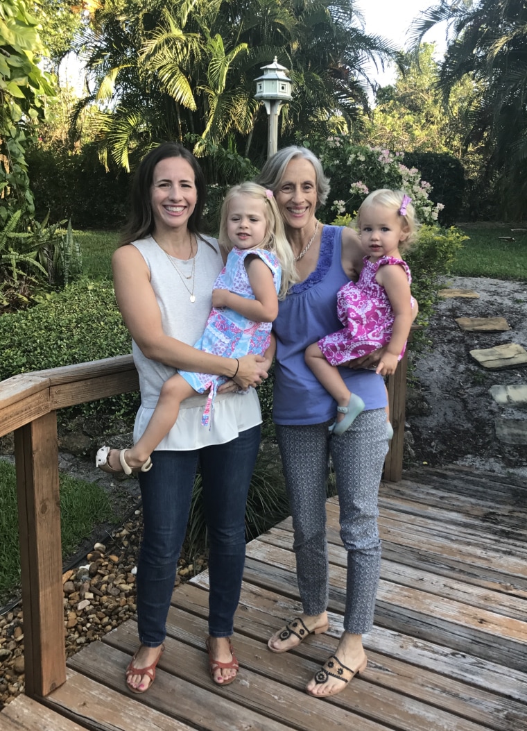 Nall with daughter, Elizabeth, and granddaughters, Laine, 3, and Emmeline, 1.