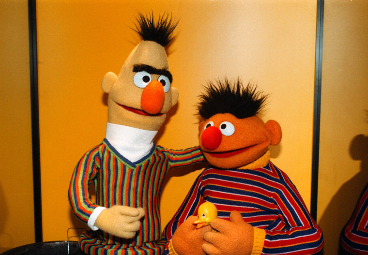 Bert &amp; Ernie, 'Sesamstra?e' ARD, Sesamstrasse,, (Photo by Pet