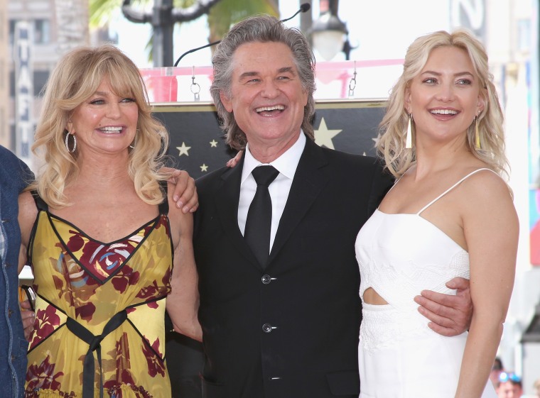 Goldie Hawn and Kurt Russell are honored with a Star On the Hollywood Walk of Fame