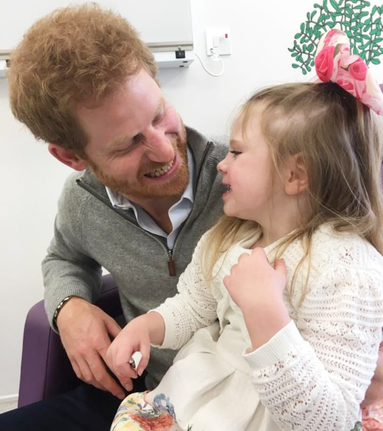 Prince Harry meets Amelia Carroll