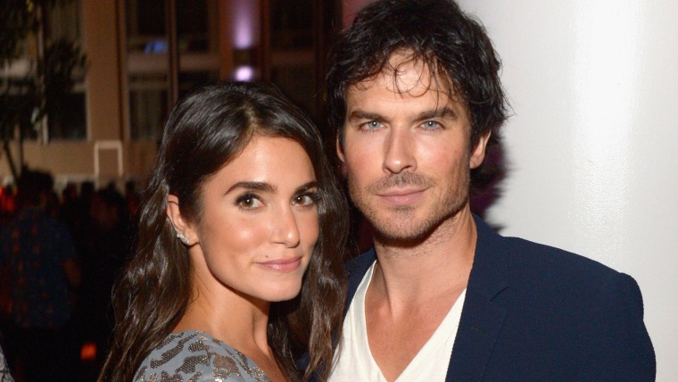 Actors Nikki Reed and Ian Somerhalder