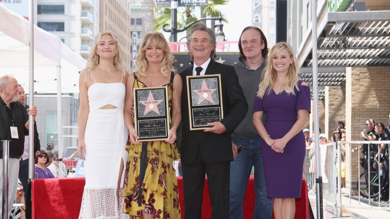 Image: Goldie Hawn and Kurt Russell are honored with a Star On the Hollywood Walk of Fame