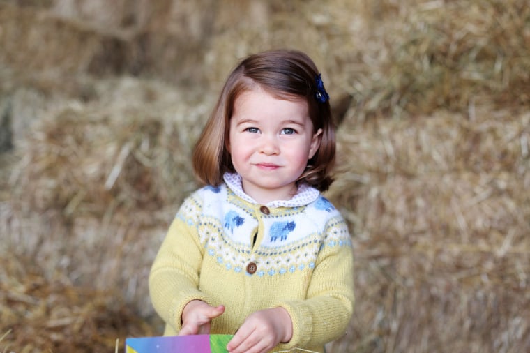 Image: Princess Charlotte pictured in April in a photo released to mark her second birthday