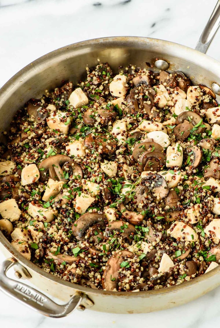 Image: Best Mushroom Chicken and Quinoa Recipe