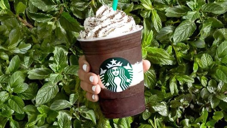 Starbucks' Midnight Mint Mocha Frappuccino