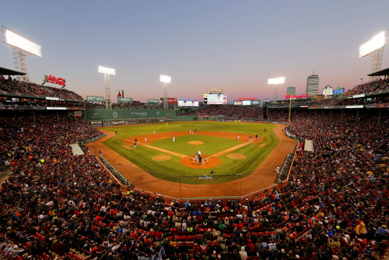 Photos of Red Sox Opening Day at Fenway Park in 2020 with no fans - Boston  Business Journal