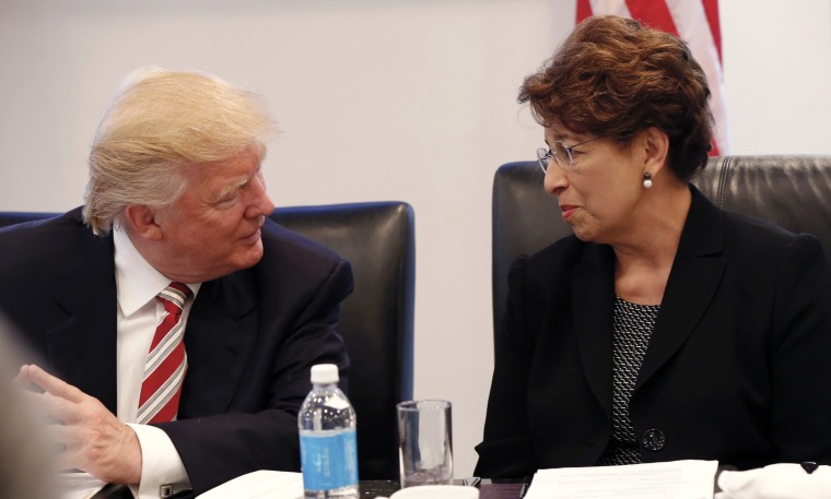 Image: Donald Trump and Jovita Carranza