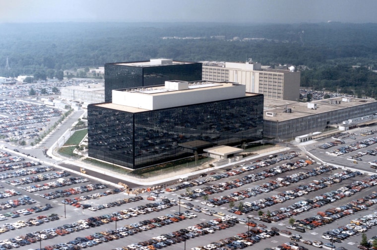 Image: An undated handout photo shows the National Security Agency headquarters building in Fort Meade, Maryland