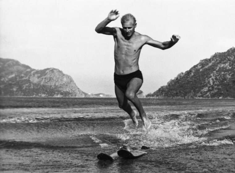 Image: Duke of Edinburgh Water Skiing in Turkey, 1951