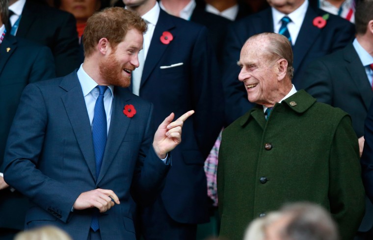 Image: FILE PHOTO: Prince Philip, Duke of Edinburgh To Step Down From Royal Duties New Zealand v Australia - Final: Rugby World Cup 2015