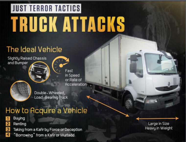 Image: ISIS truck attacks poster