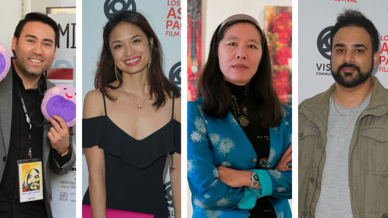 From left to right: Jeff Chiba Stearns, Nadine Truong, Robin Lung, Tanuj Chopra