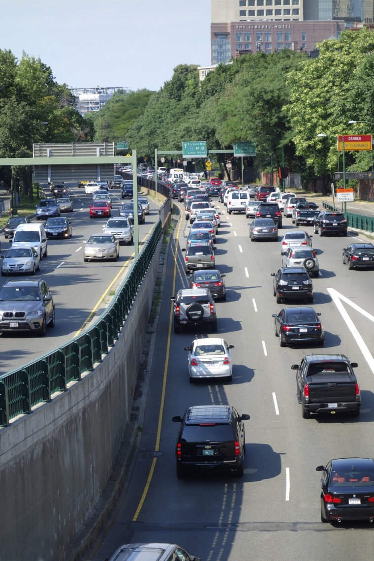 Image: Traffic, Storrow Drive, Boston