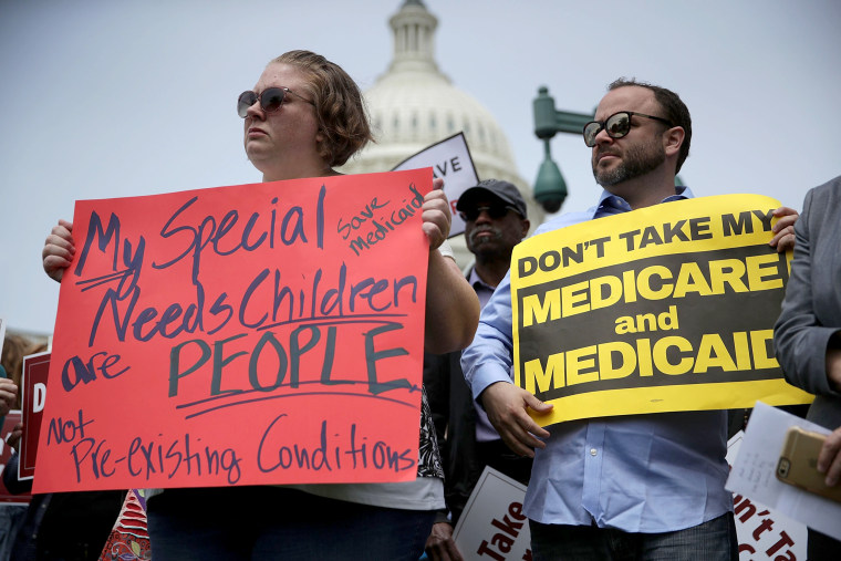 Image: Trump health care plan protest