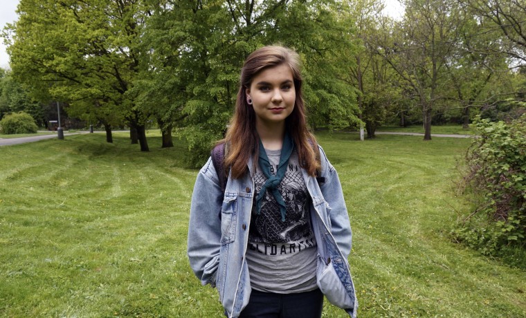 Czech Girl Scout Whose Confrontation With Neo Nazis Went Viral Now 