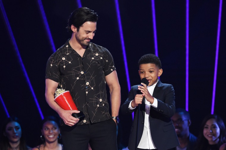 Actors Milo Ventimiglia and Lonnie Chavis