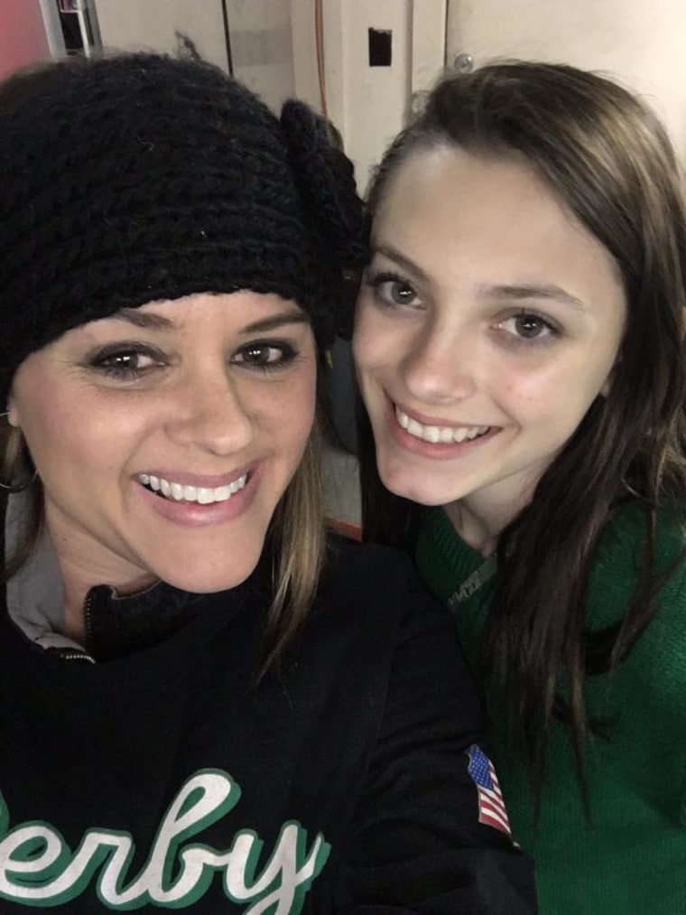Andrea Fevurly and her daughter, Presley. 