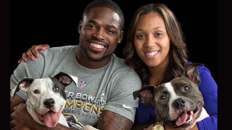 Torrey Smith and wife Chanel Williams covered adoption fees for 46 cats and dogs
