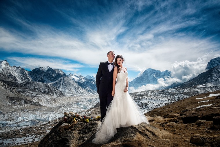 Mount Everest base camp wedding