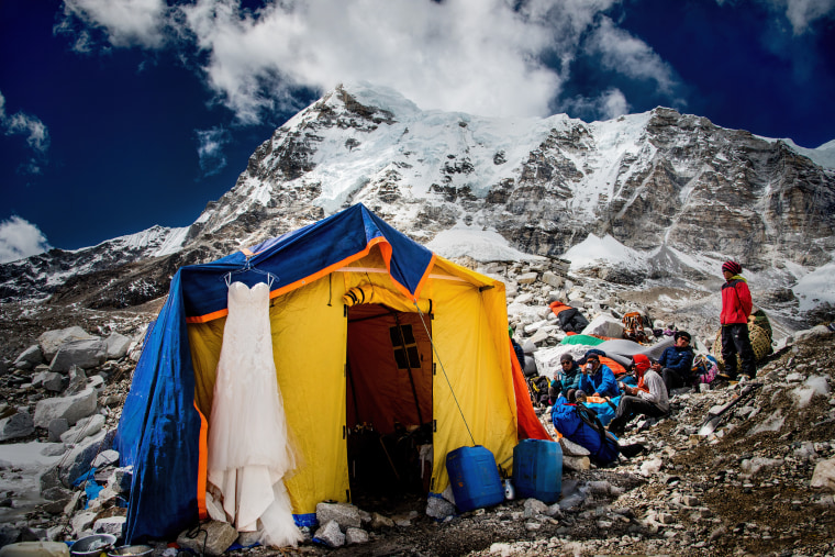 Mount Everest base camp wedding