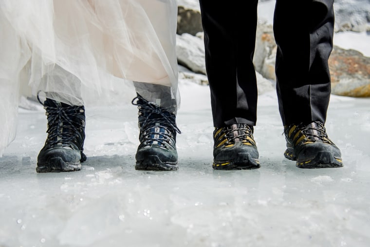 Mount Everest base camp wedding