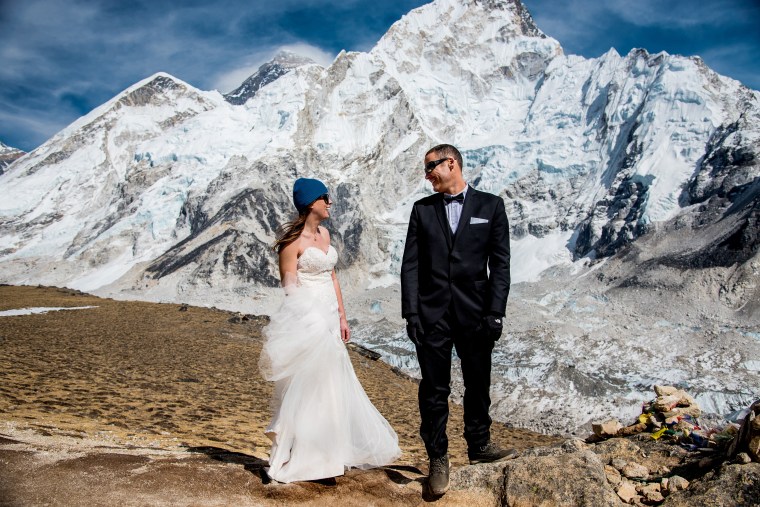 Mount Everest base camp wedding