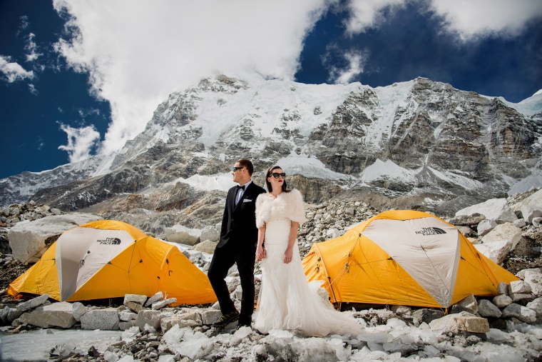 Mount Everest base camp wedding