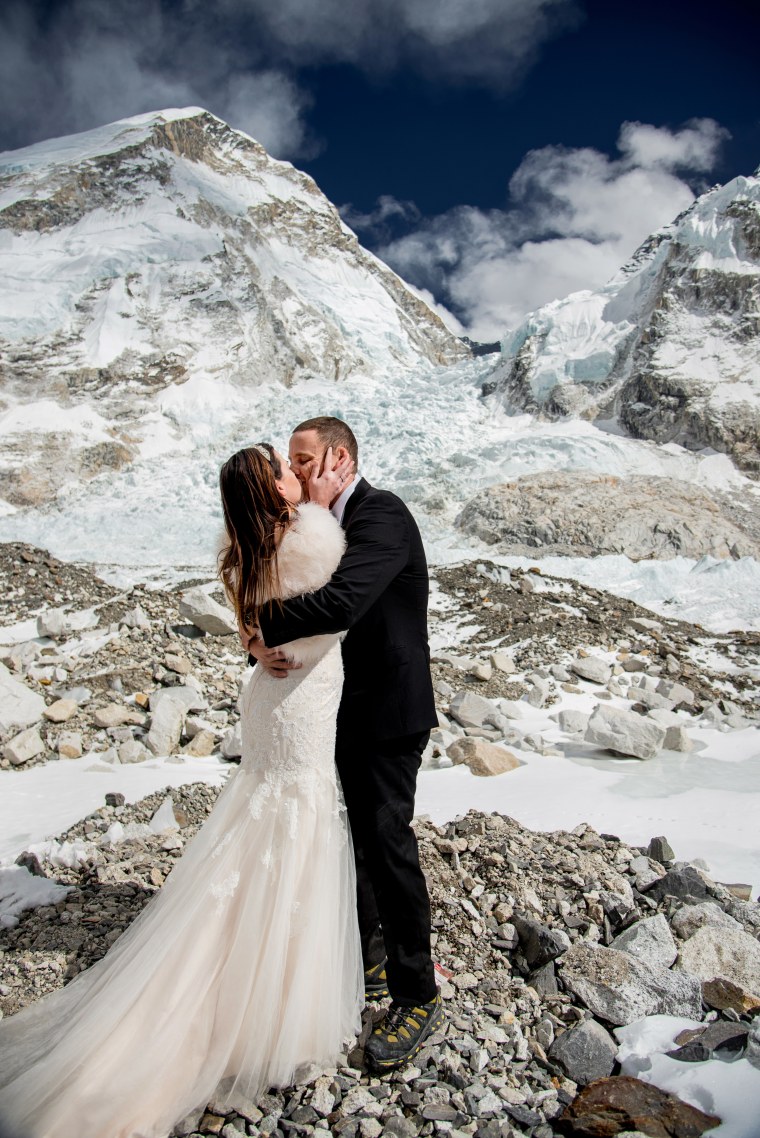 Mount Everest base camp wedding