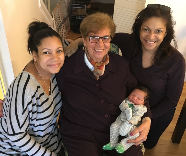 three generations of moms answering the question "What makes a good mother?" for Mother's Day