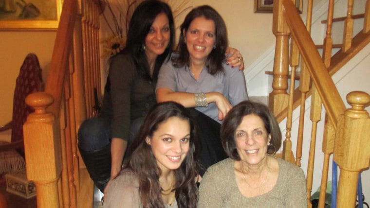 three generations of moms answering the question "What makes a good mother?" for Mother's Day