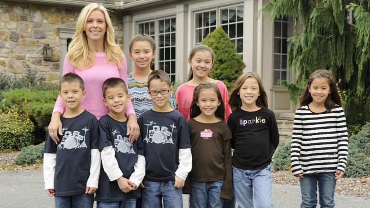 Kate Gosselin and her children