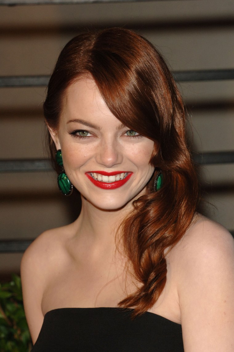 Emma Stone Hair evolution, March 2010