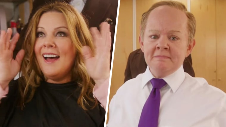 Melissa McCarthy is Sean Spicer on "Saturday Night Live"!