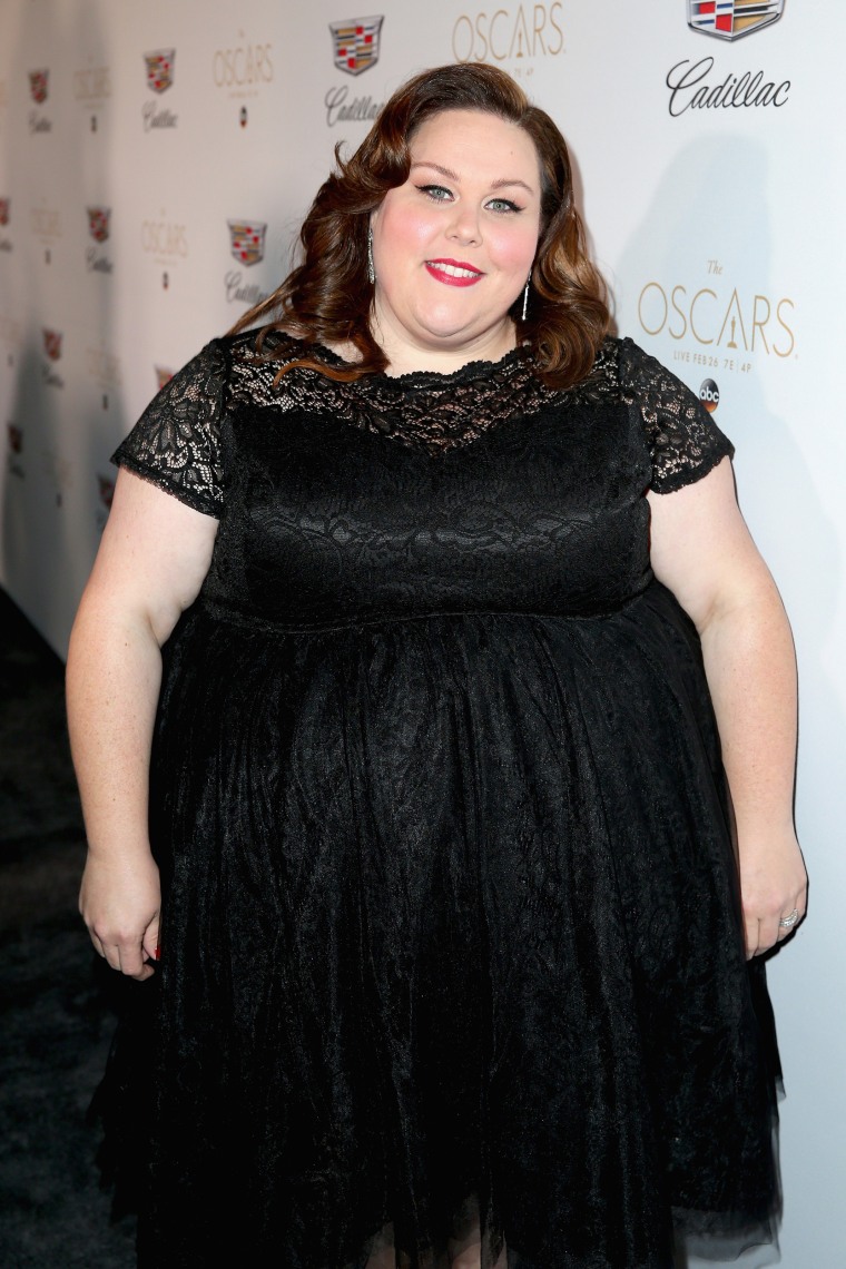 This Is Us Chrissy Metz Latex Dress Pictures Fat Shamed MTV Movie Awards