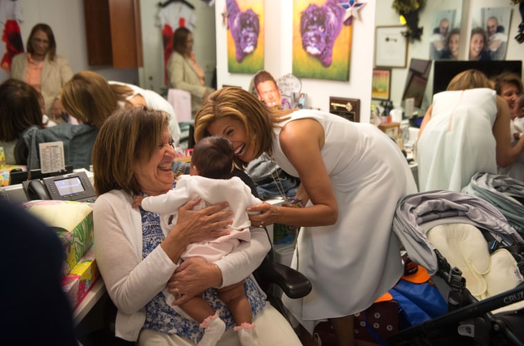 Hoda Kotb with her mother and daughter