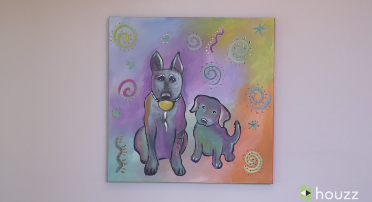 Ludacris dog painting