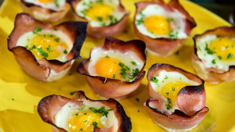 Justin Chapple's Ham &amp; Egg Cups