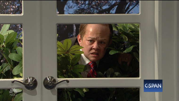 Excuse us, among the bushes.
