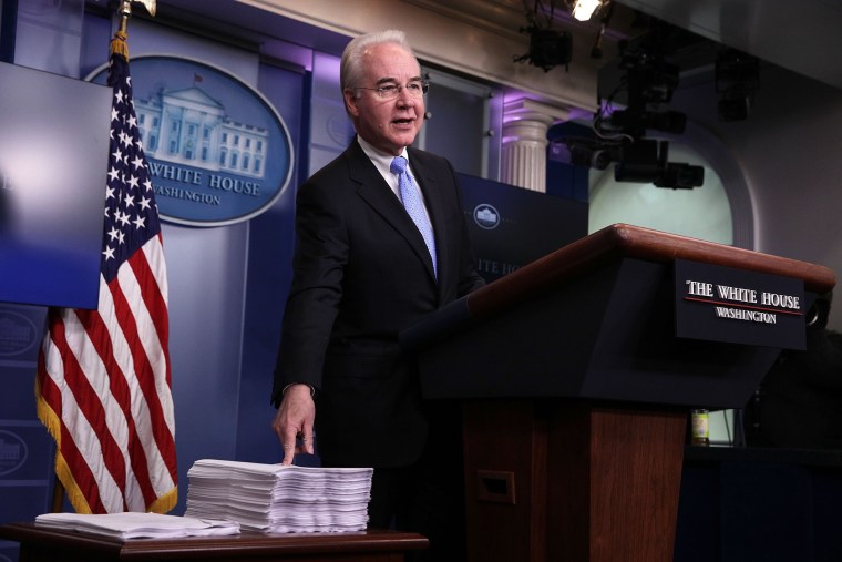 Image: Secretary of Health and Human Services Tom Price