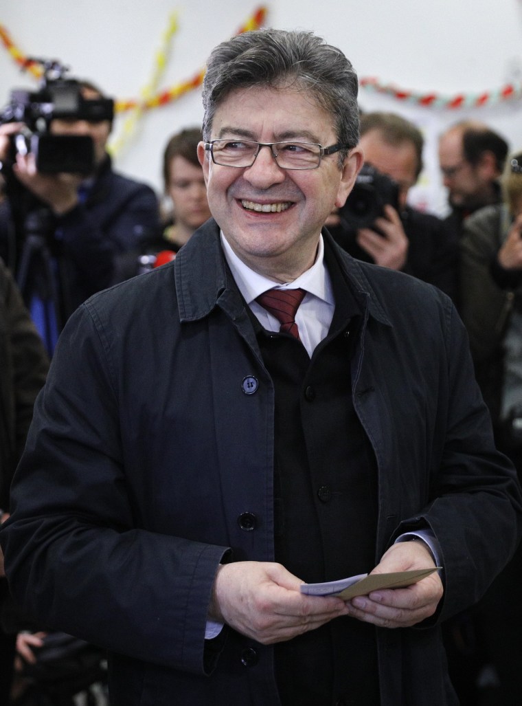 Image: Jean-Luc Melenchon in Paris