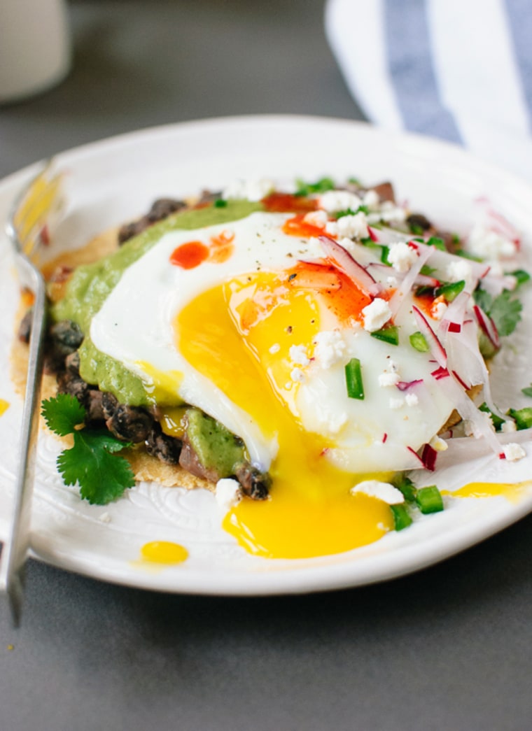 Image: Huevos Rancheros with Avocado Salsa Verde