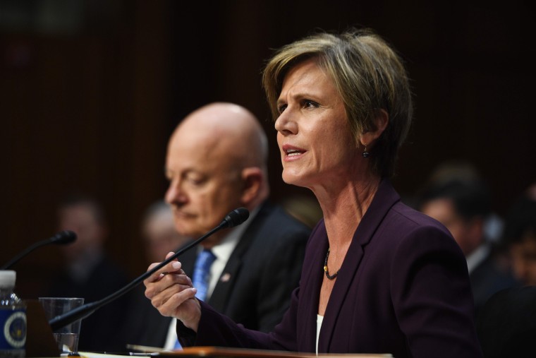 Image: Yates and Clapper testify before the U.S. Senate Judiciary Committee on Capitol Hill