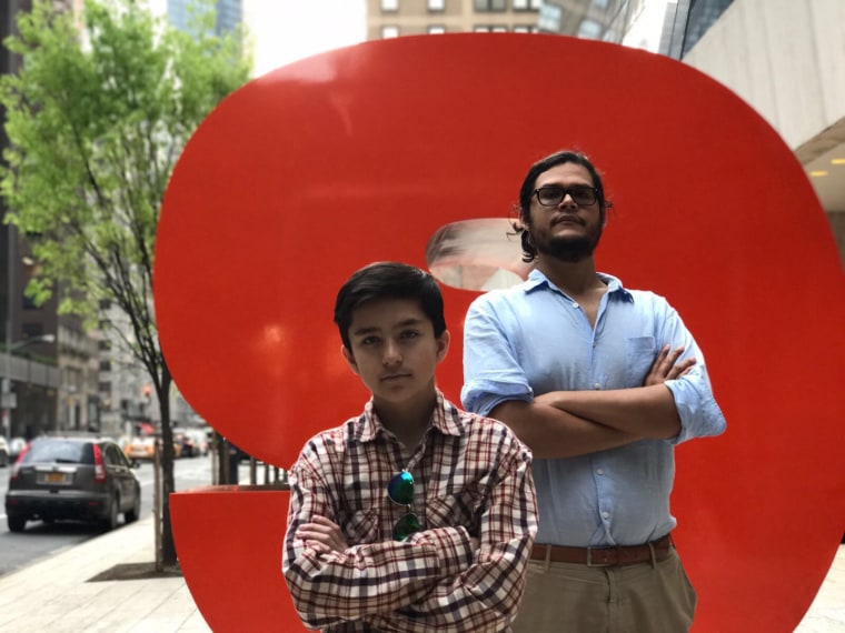 Ezra and Luis explored New York City together after meeting for the first time