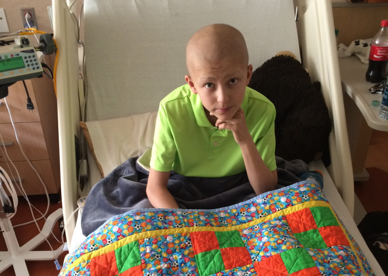Ezra Miller, 13, survived leukemia because of  a bone marrow donor who is Latino.