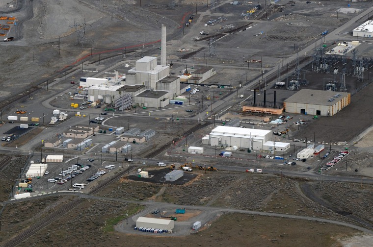 Image: A decommissioned nuclear reactor during the cleanup operations at the Western hemisphere's most contaminated nuclear site in Hanford