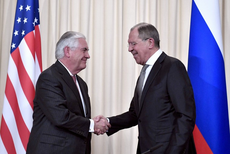 Image: Sergei Lavrov and Rex Tillerson