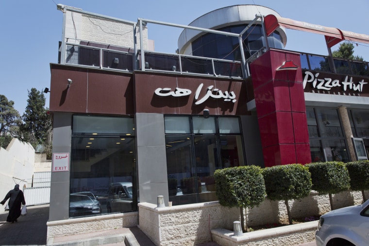Image: Pizza Hut in Palestinian territory