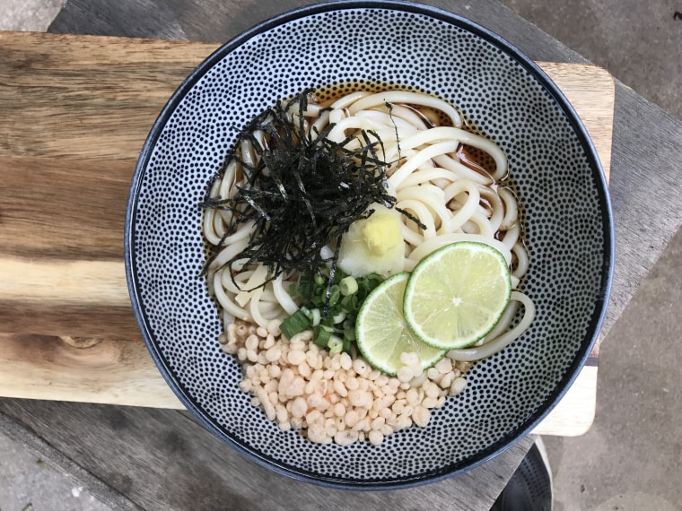 Hiyashi Udon from Chef Tatsu Aikawa of Ramen Tatsu-Ya in Austin and Houston